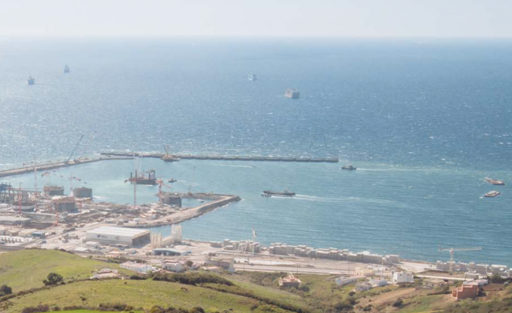 A view from Saipem's Tanger Med 2 project in Morocco