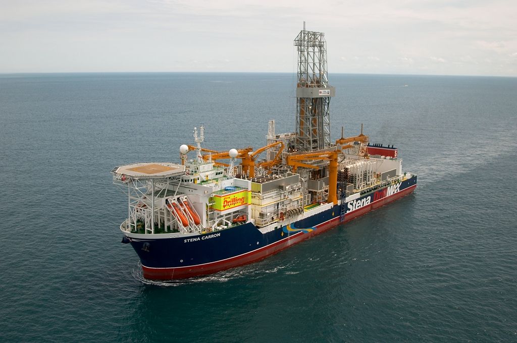 The Stena Carron ship, which performed the drilling (courtesy of Stena)