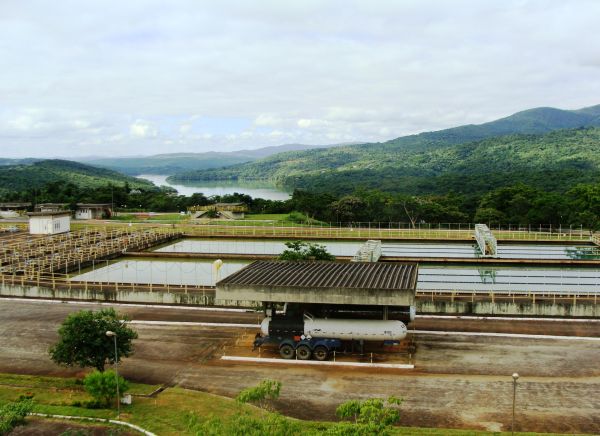 The Rio Manso WTP area (courtesy of Odebrecht)