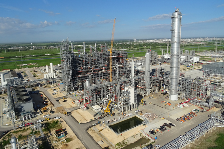 The Dow'sn Freeport propane dehydrogenation unit (courtesy of Dow)