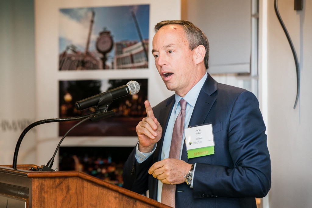 John Malloy, CEO of Victaulic, at the 2017 LVEDC Fall Signature Event (photo by Marco Calderon)