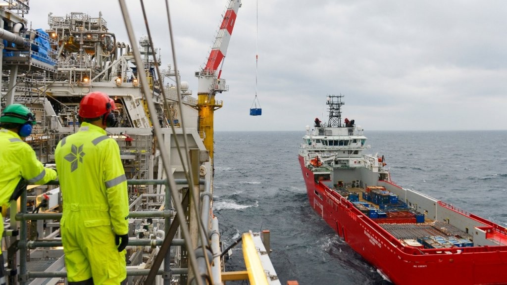 The Skandi Mongstad at the Norne field in October 2013 (image courtesy of Statoil)