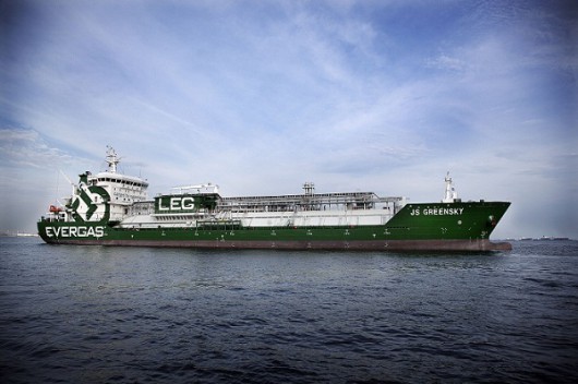 One of the Evergas-operated vessels (image courtesy of LNG World news)