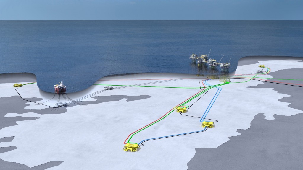 A schematic view of the Johan Sverdrup Project (image courtesy of Statoil)