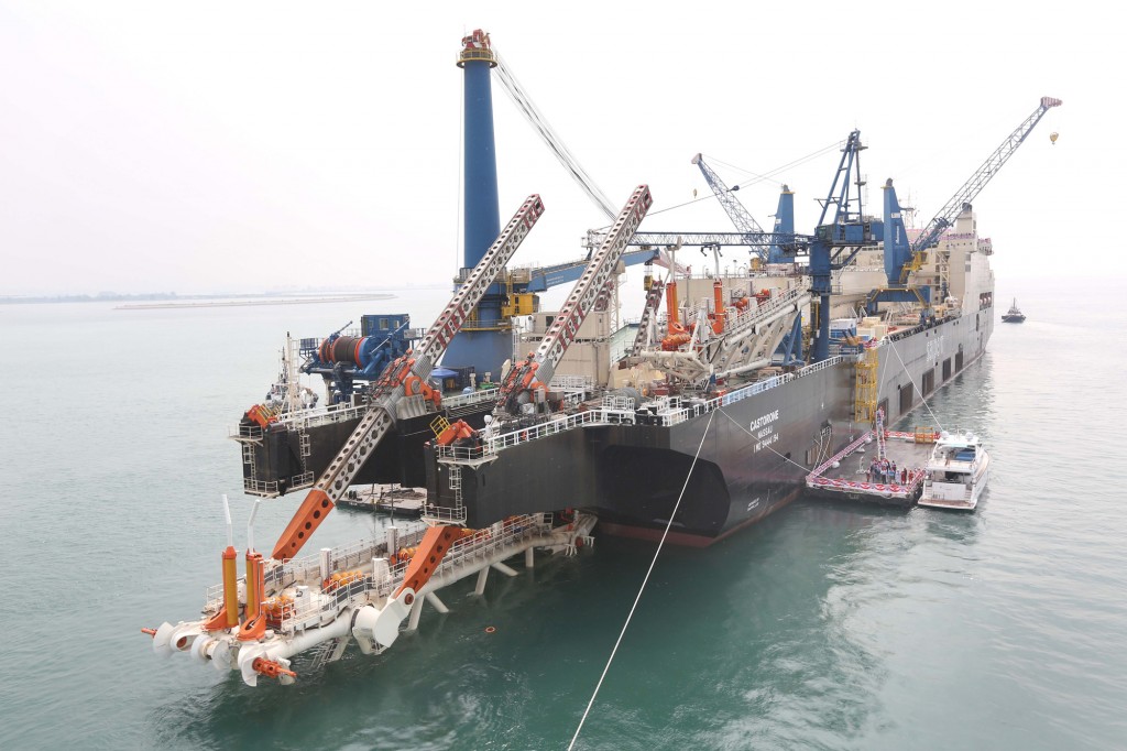 Saipem's castorone vessel (image courtesy of Saipem)