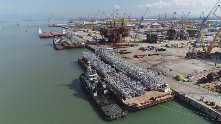 The first modules of the Al-Zour project (image courtesy of BusinessWire)