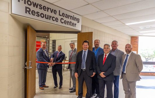 flowserve-ribbon-cutting-lu-team-and-flowserve-team.jpeg