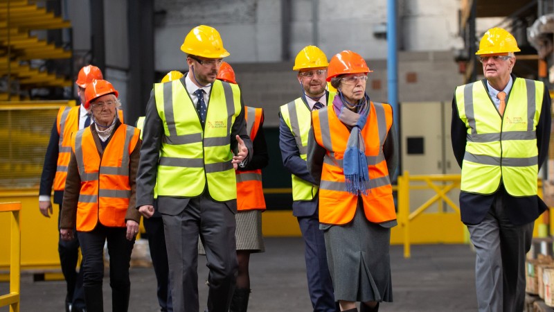 Special Quality Alloys welcomes Royal visitor to Sheffield