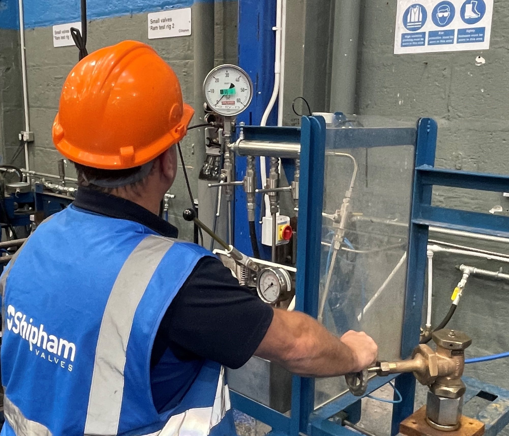 Valve Testing Process Shipham Valves purpose-built valve testing area - Industrial Valve News
